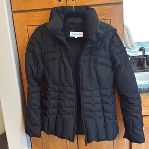 Women’s Calvin Klein black zip up jacket